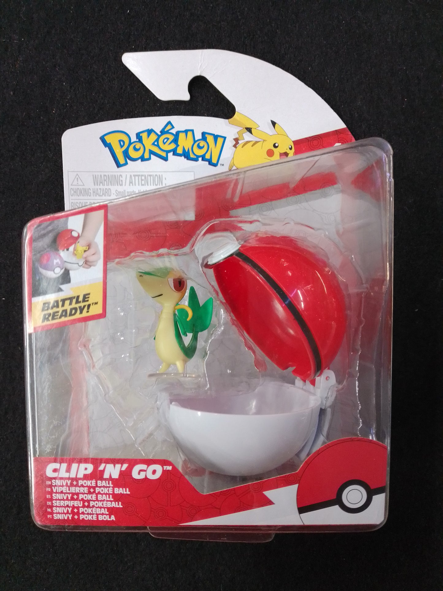 Pokemon Snivy & Poke Ball Clip 'N' Go Figurine Set - N08980