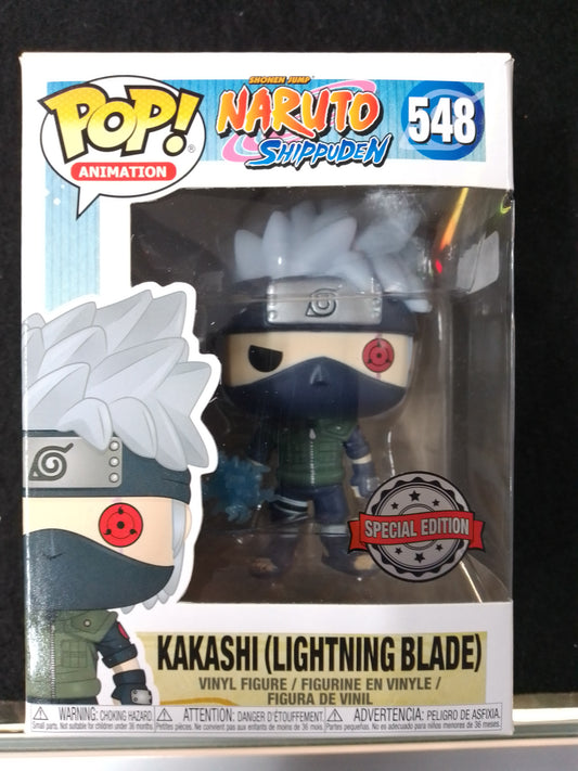 Funko Naruto Shippuden - Kakashi (Lightning Blade) POP Figure #548 Special Edition - N09033