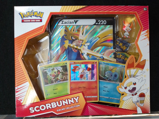 Pokemon TCG: Galar Collection Scorbunny Box | 4 Booster Pack - N09034