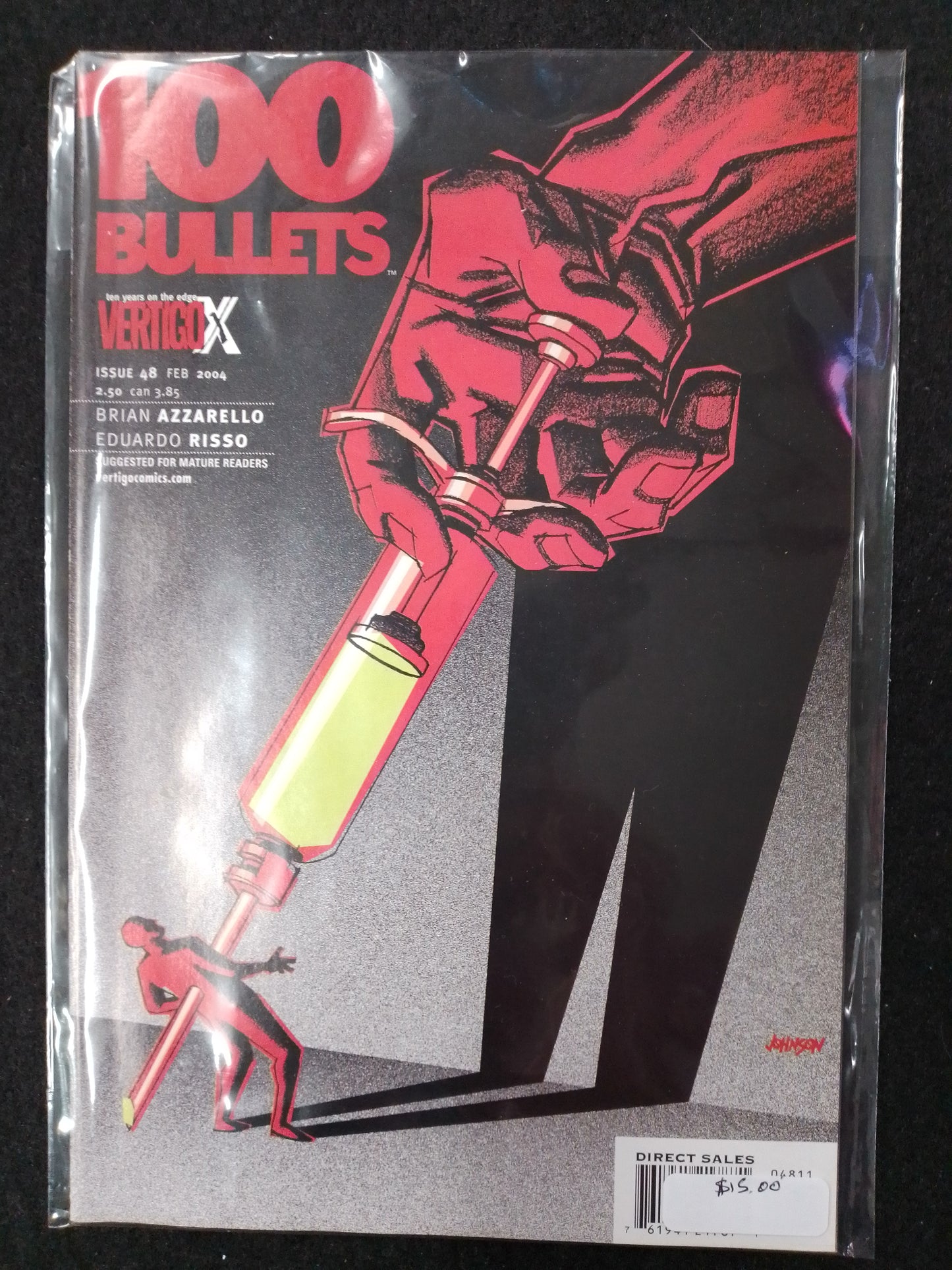 100 Bullets Issue 48 - Vertigo Comics  - By Brian Azarello Comic Book - N09040