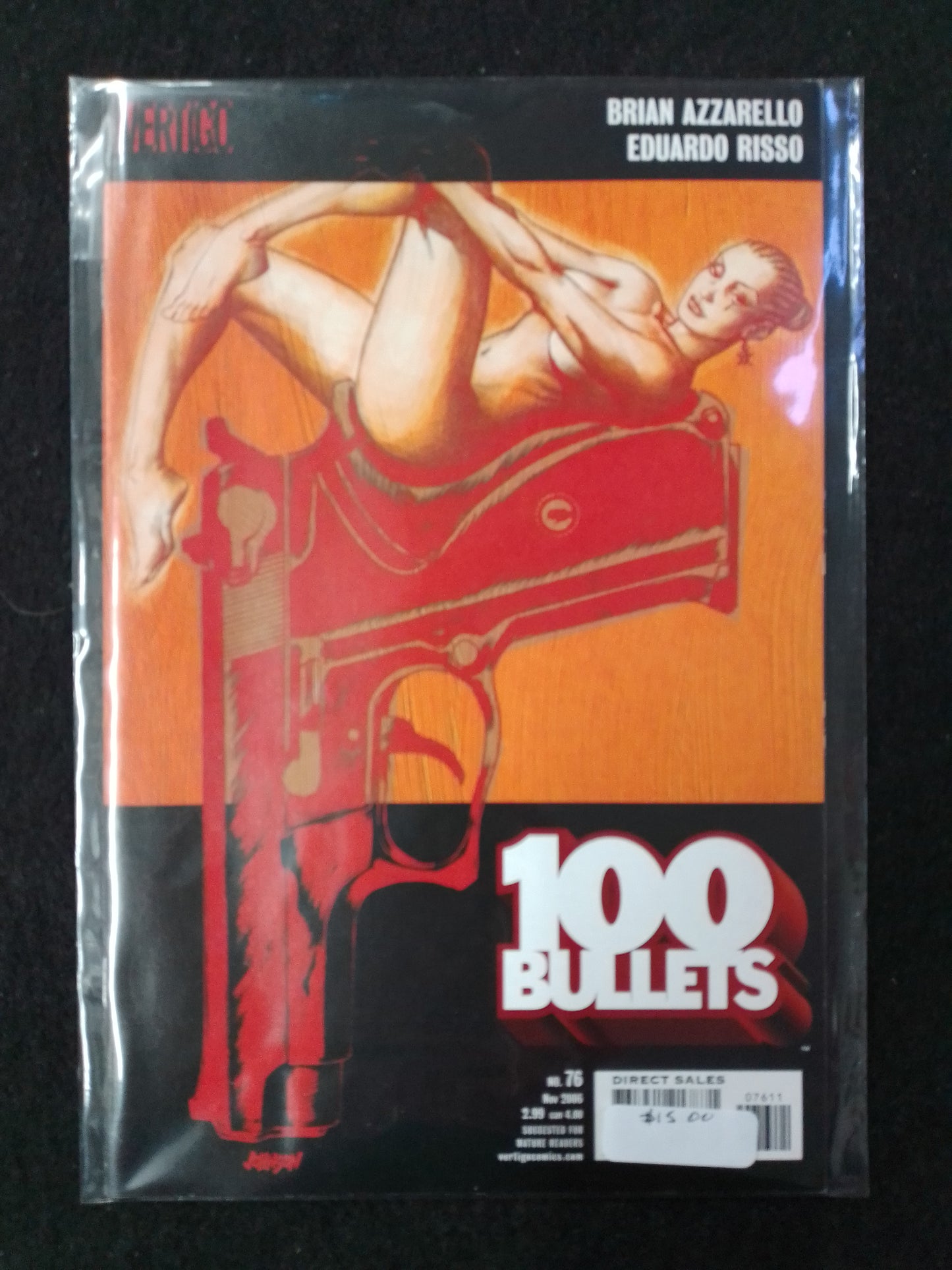 100 Bullets Issue 76 - Vertigo Comics  - By Brian Azarello Comic Book - N09045