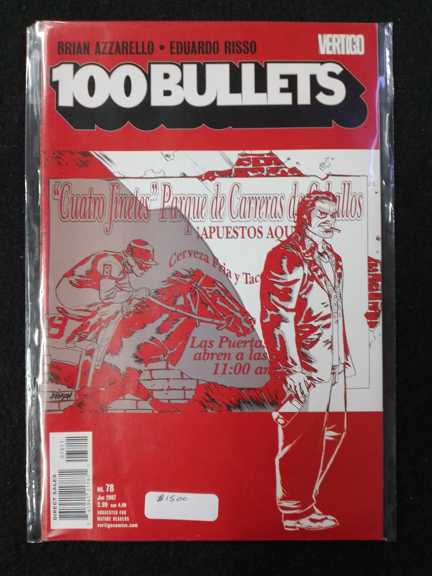 100 Bullets Issue 78 - Vertigo Comics  - By Brian Azarello Comic Book - N09052