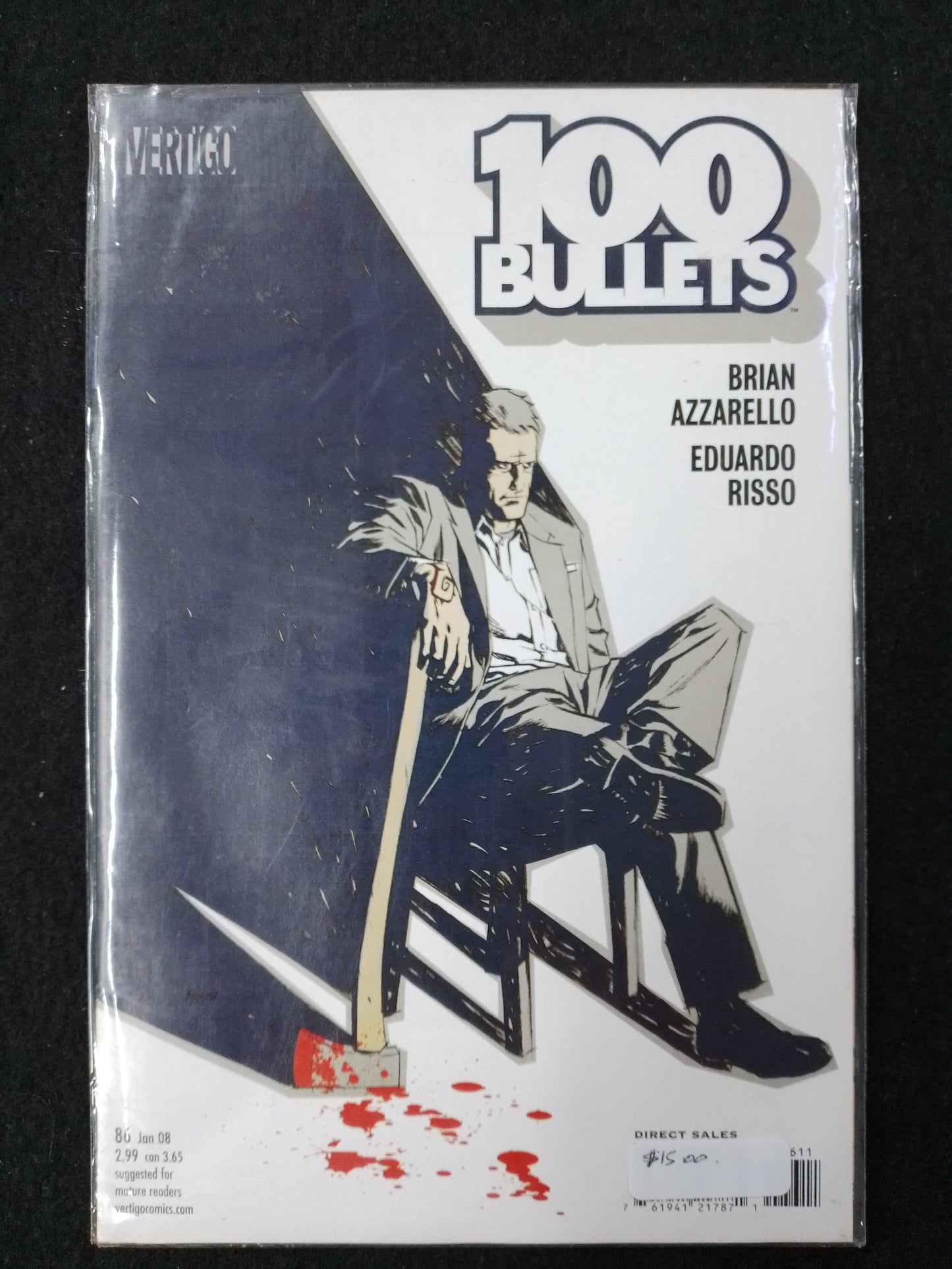 100 Bullets Issue 86 - Vertigo Comics  - By Brian Azarello Comic Book - N09057