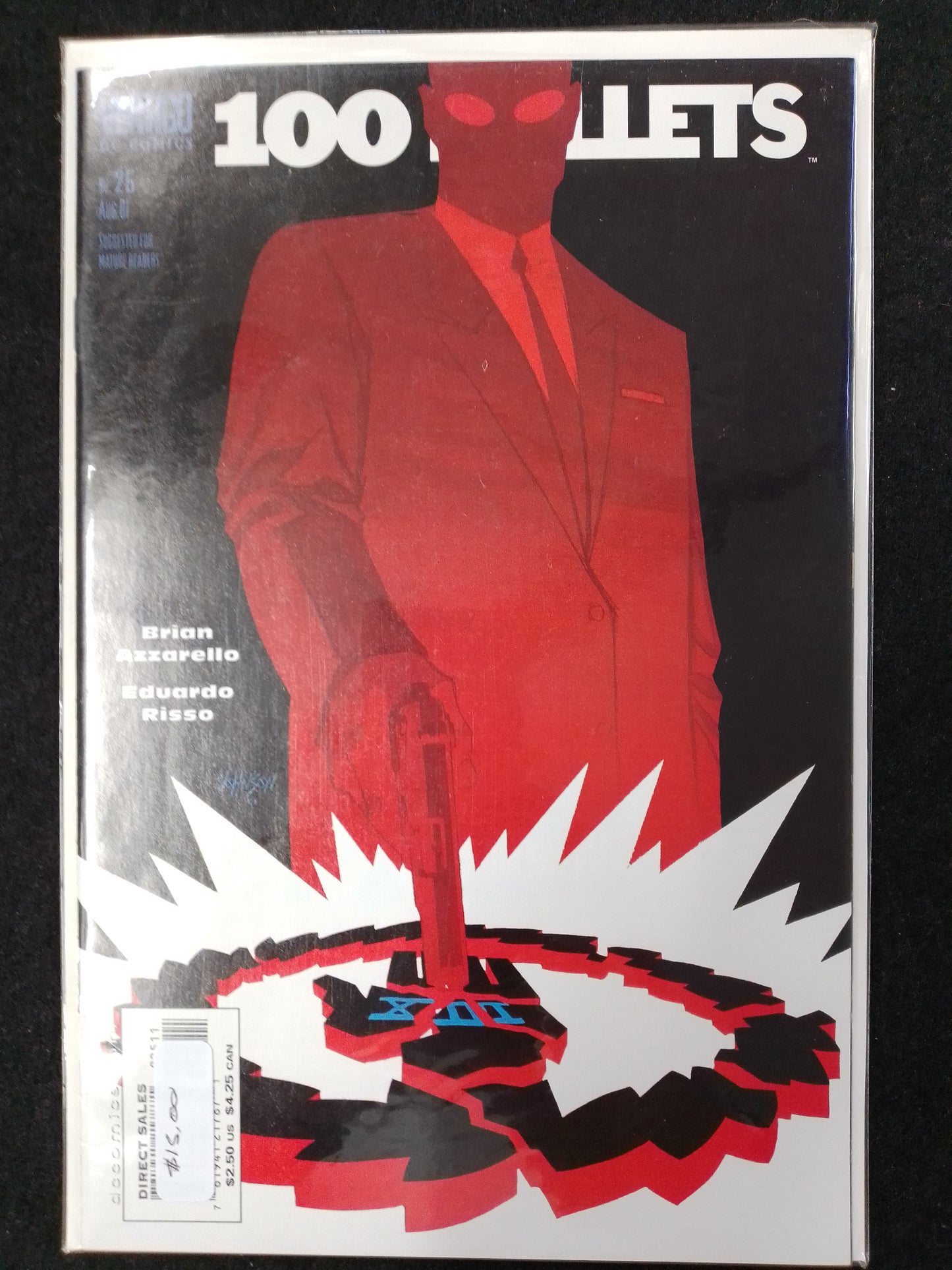 100 Bullets Issue 25 - Vertigo Comics  - By Brian Azarello Comic Book - N09061