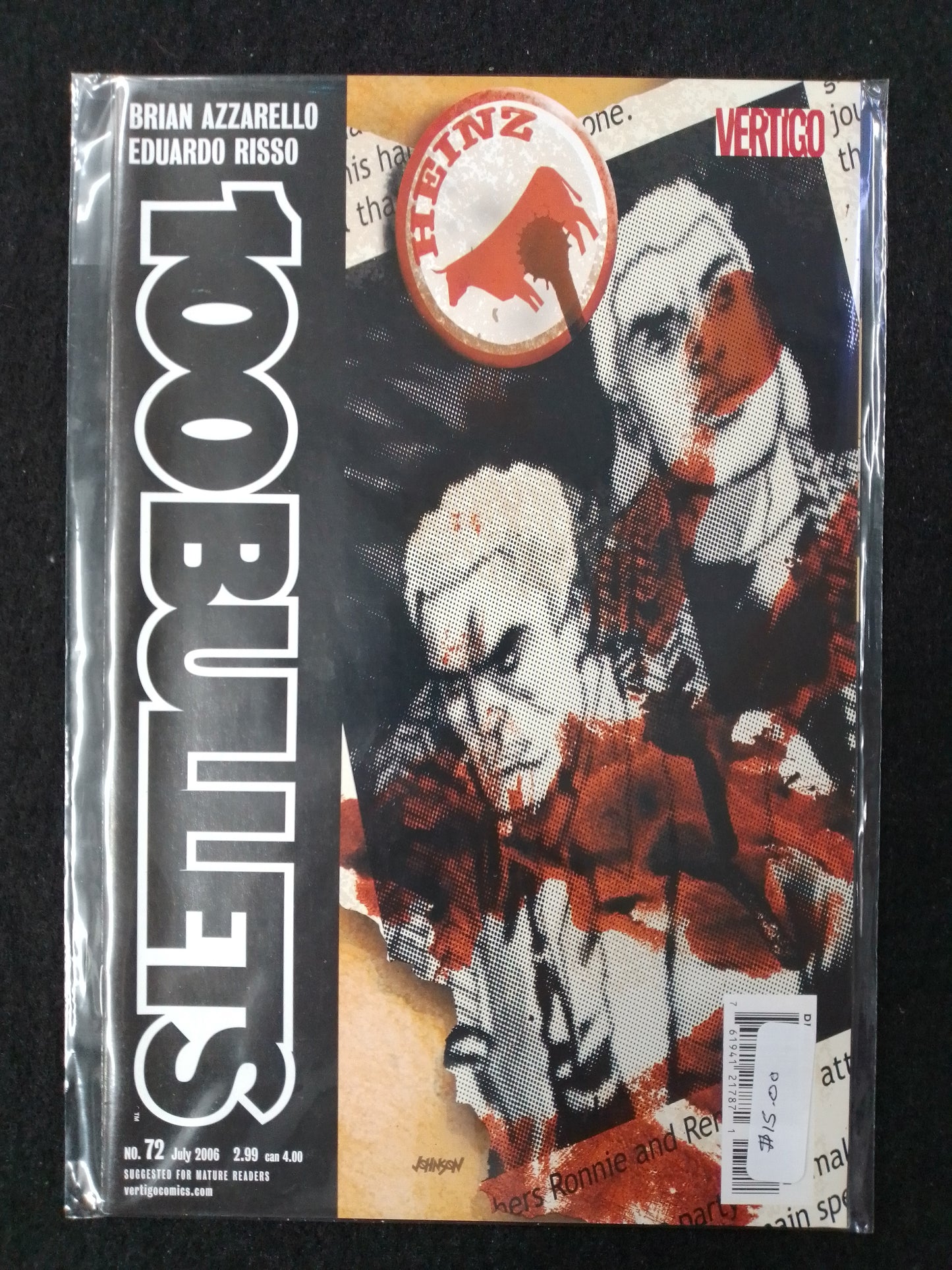 100 Bullets Issue 72 - Vertigo Comics  - By Brian Azarello Comic Book - N09069