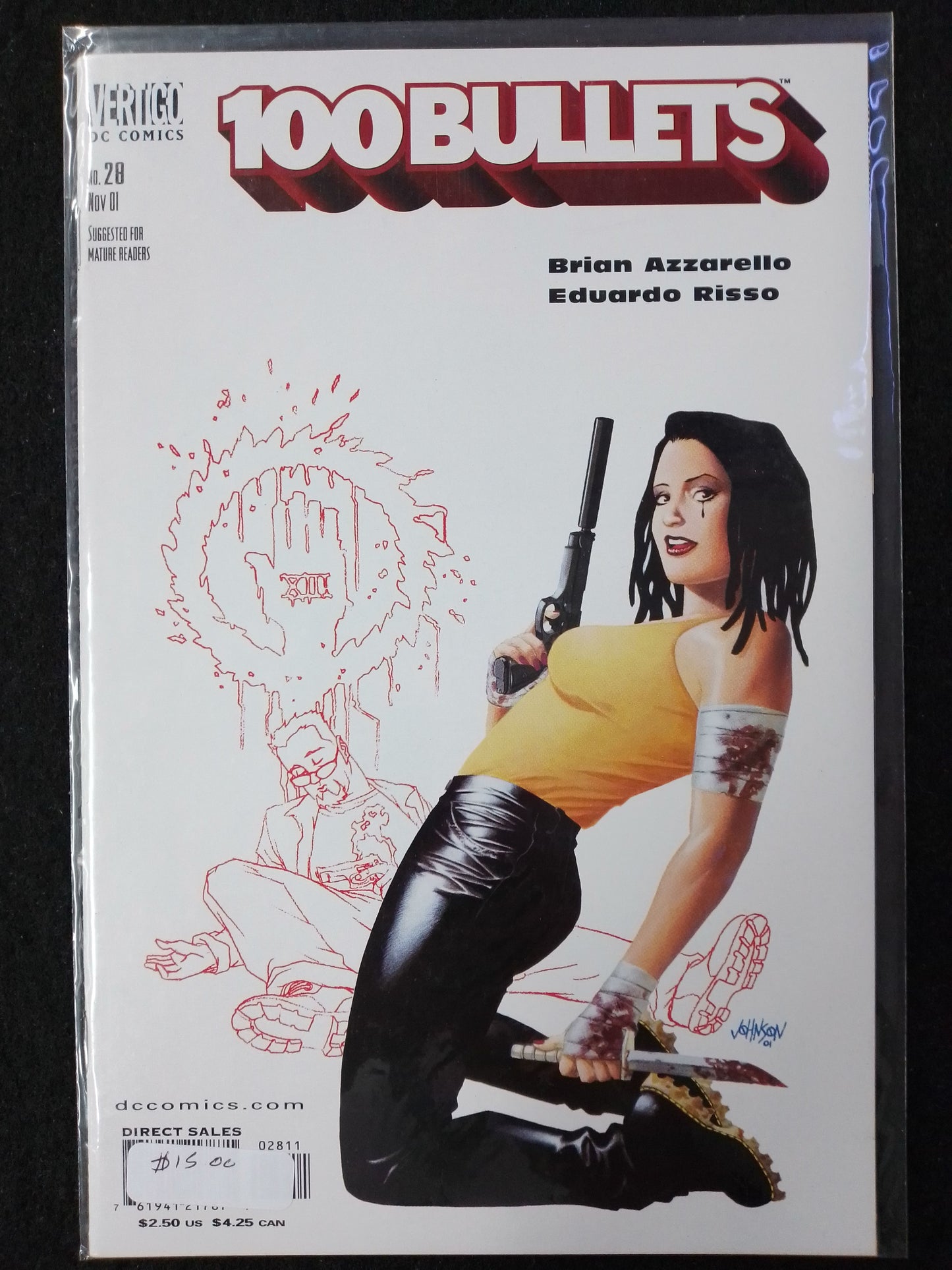 100 Bullets Issue 28 - Vertigo Comics  - By Brian Azarello Comic Book - N09075