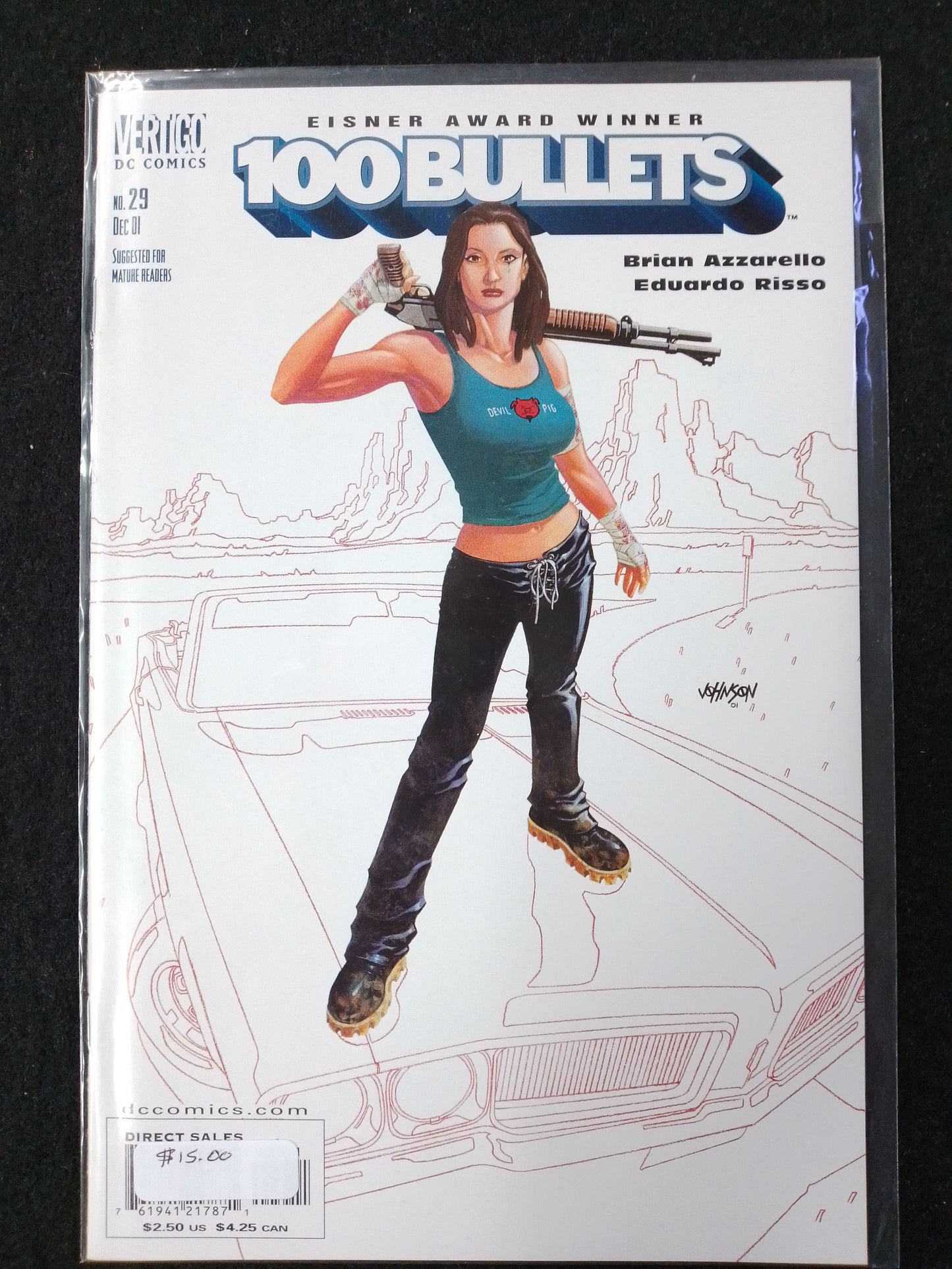 100 Bullets Issue 29 - Vertigo Comics  - By Brian Azarello Comic Book - N09077