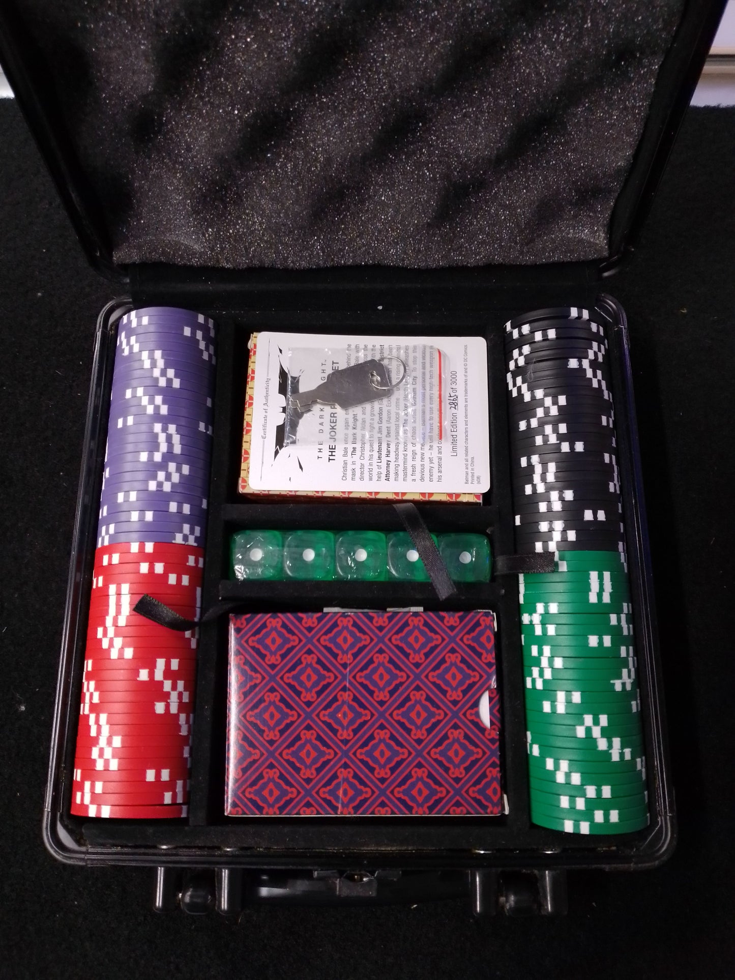 The Dark Knight Movie The Joker Poker Set - N09300