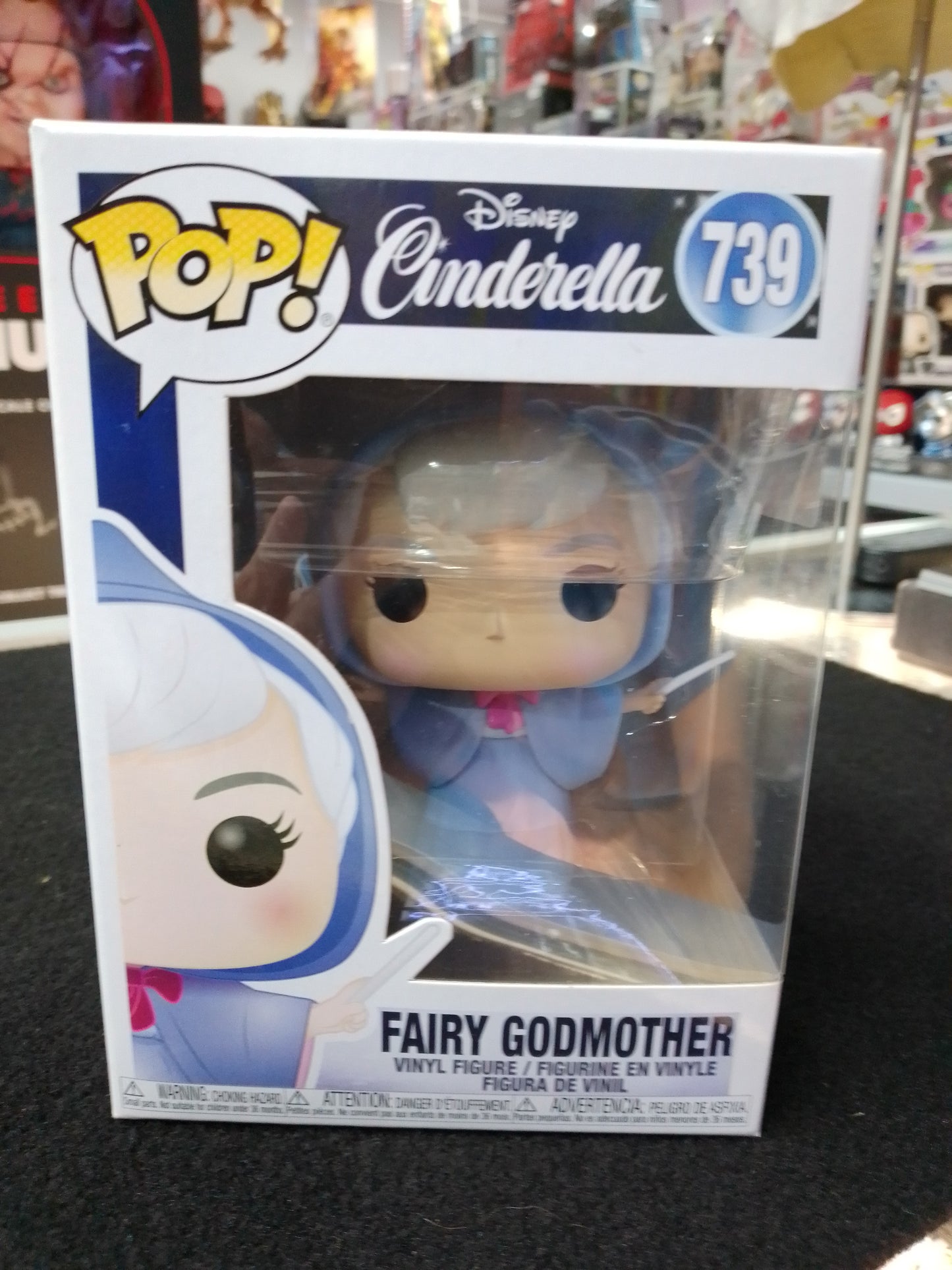 Funko Pop! Disney: Cinderella - Fairy Godmother #739 Figurine - N09329