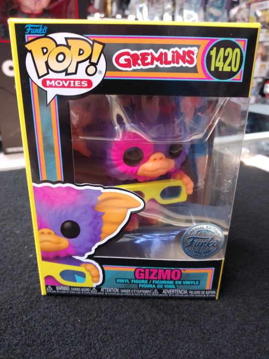 Funko Pop! Gremlins - Gizmo with Glasses Blacklight Pop! Vinyl Figure #1420 - N09363