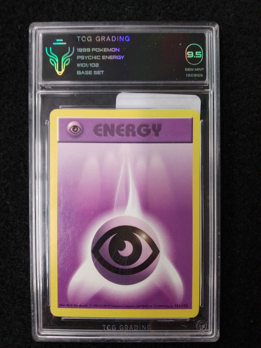 POKEMON PSYCHIC ENERGY #101/102 1999 - TCG GRADED CARD 9.5 - N09426