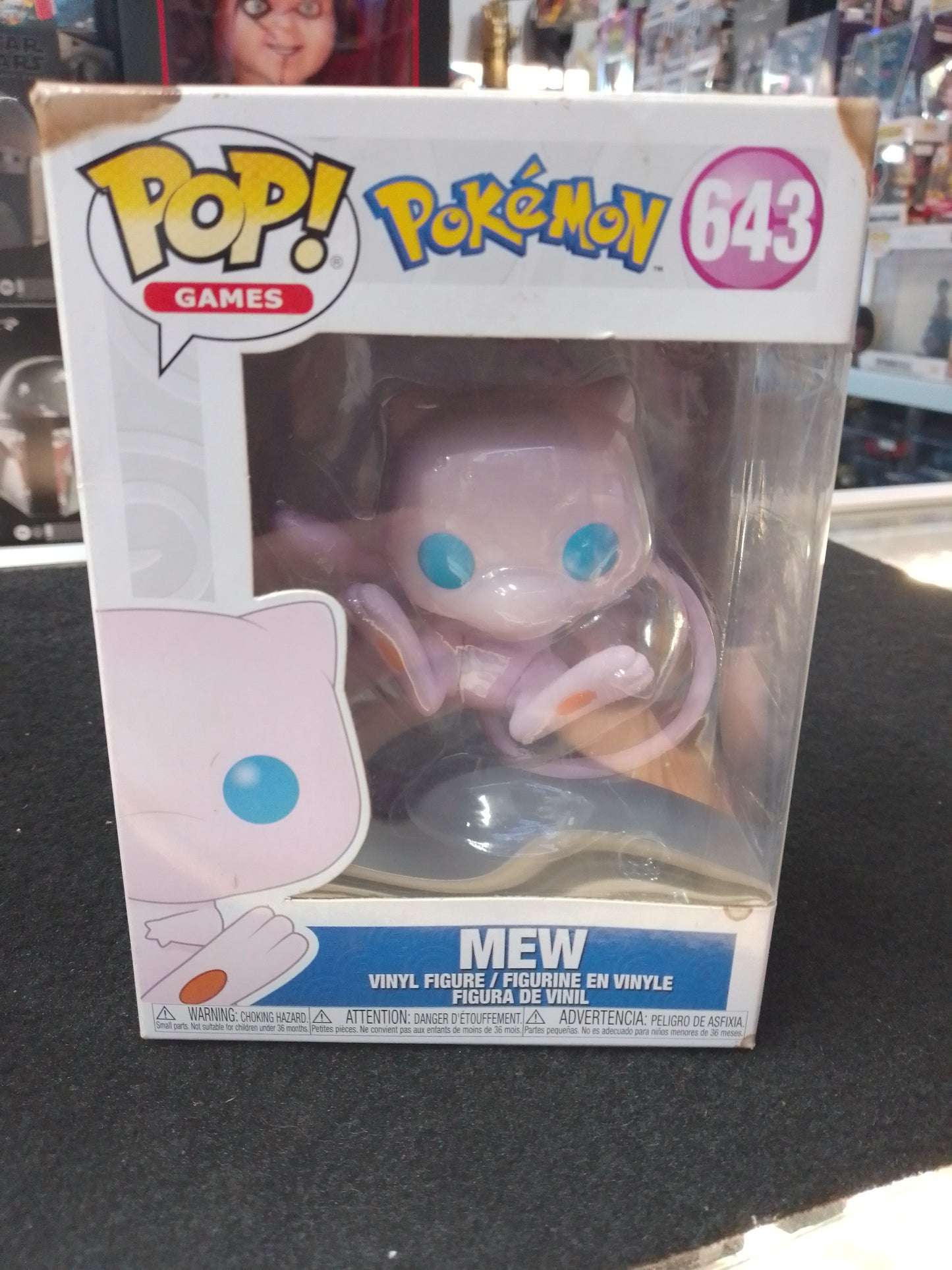 Funko Pop! Pokemon - Mew Pop! Vinyl #643 - N09563