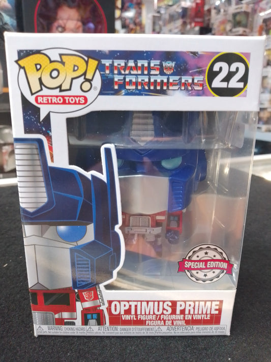 Funko Pop! Retro Toys Transformers Optimus Prime Pop Vinyl! #22 - N09580