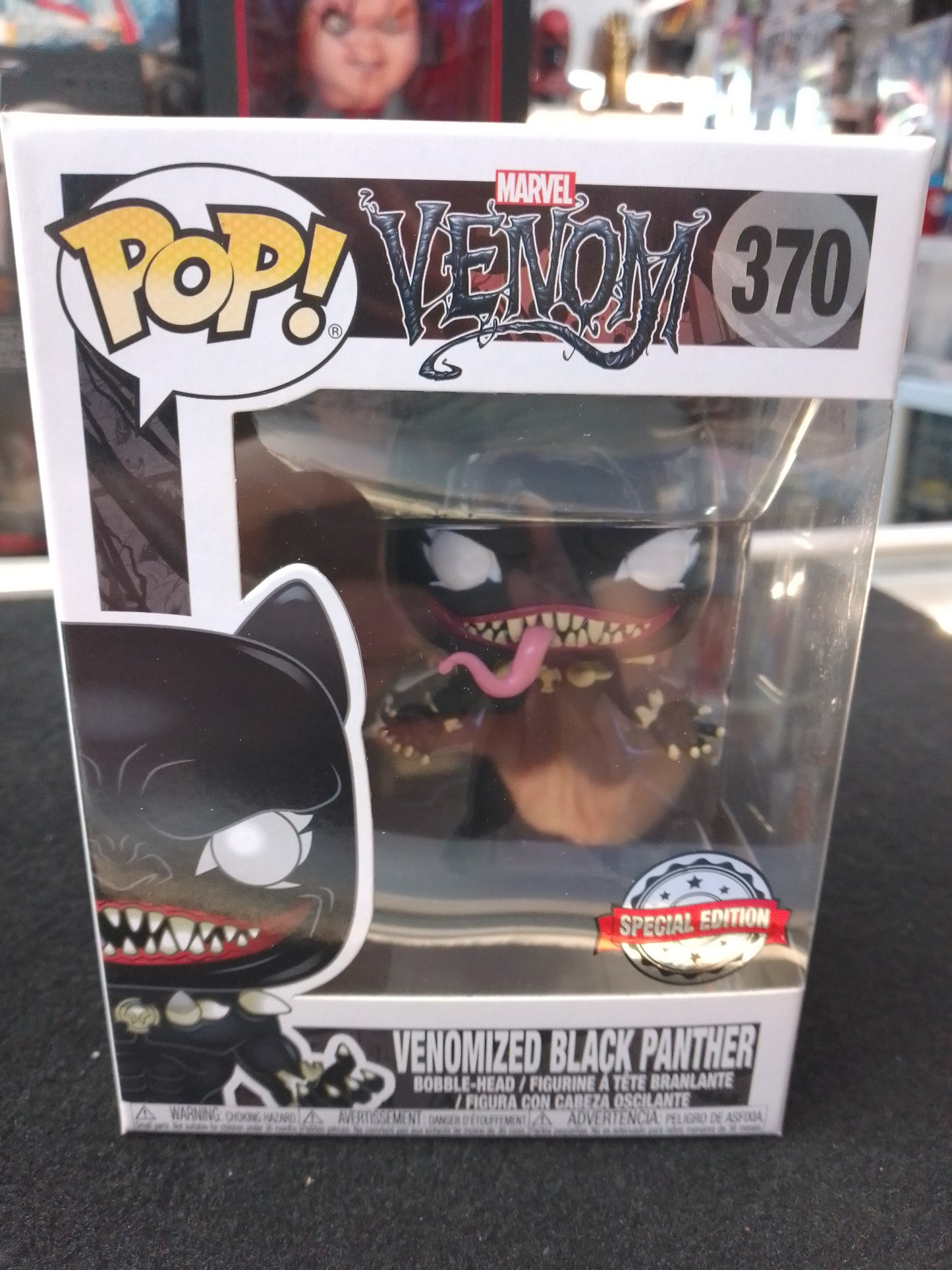 Funko Pop! Venom – Venomized Black Panther Pop! Vinyl Figure #370 - N09588