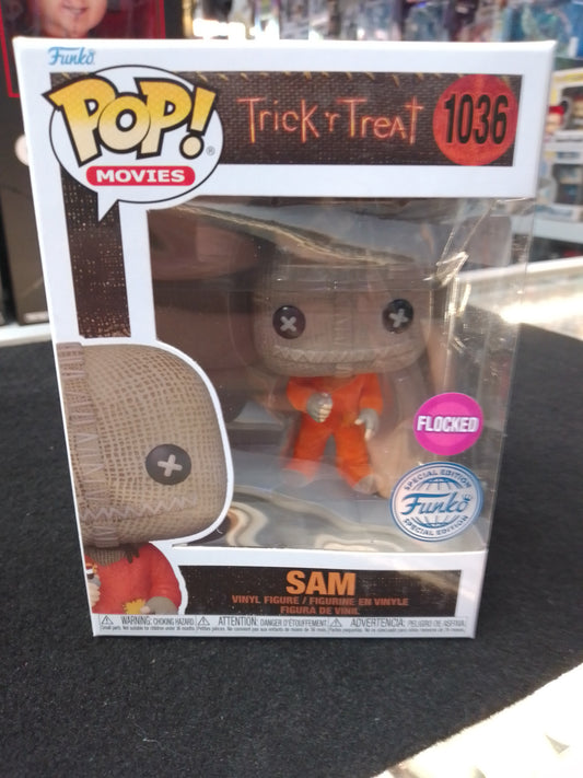 Funko Pop! Trick R Treat – Sam with razor Candy Flocked Pop! Vinyl Figure (RS) #1036 - N09590