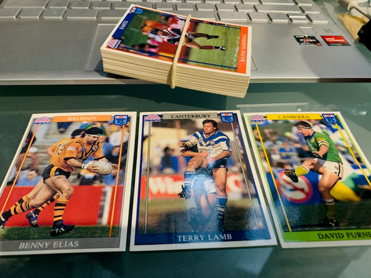 1993 RUGBY LEAGUE MIXED CARD LOT