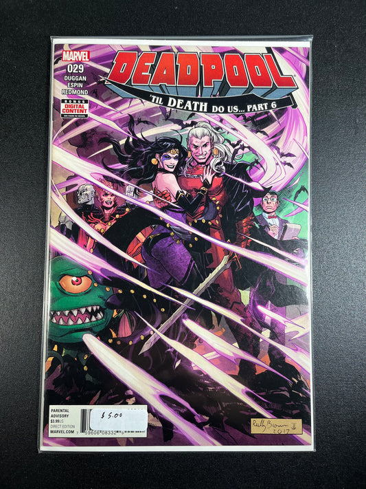 Deadpool #29  Til Death Do Us… Part 6 Marvel Comics 2017