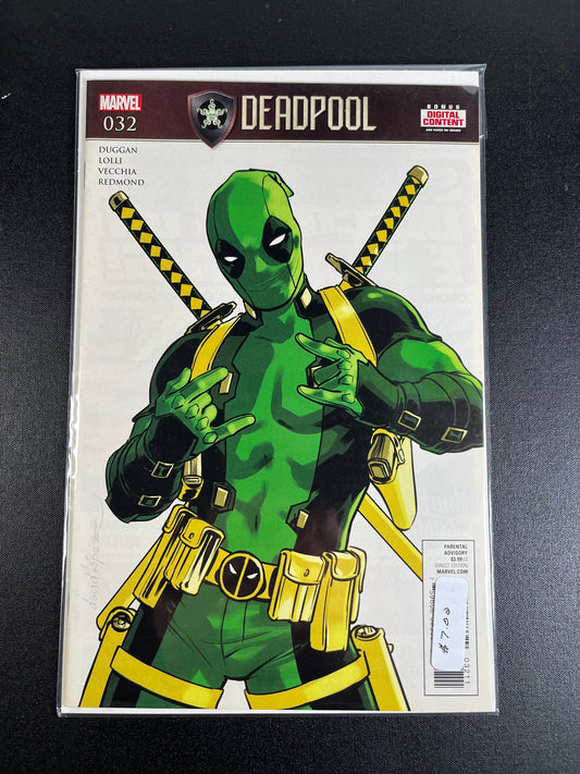 Deadpool #32 2015-2017 Series Marvel Comics