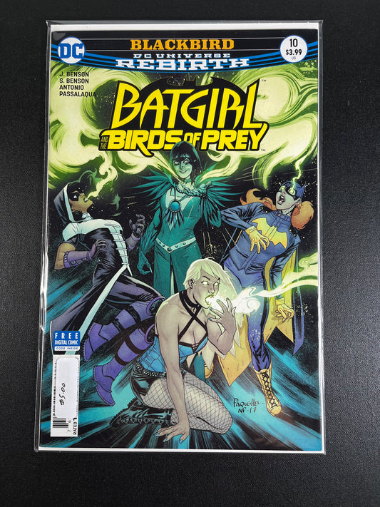 Batgirl and the Birds of Prey #10 - Blackbird DC Universe Rebirth DC Comics 2016