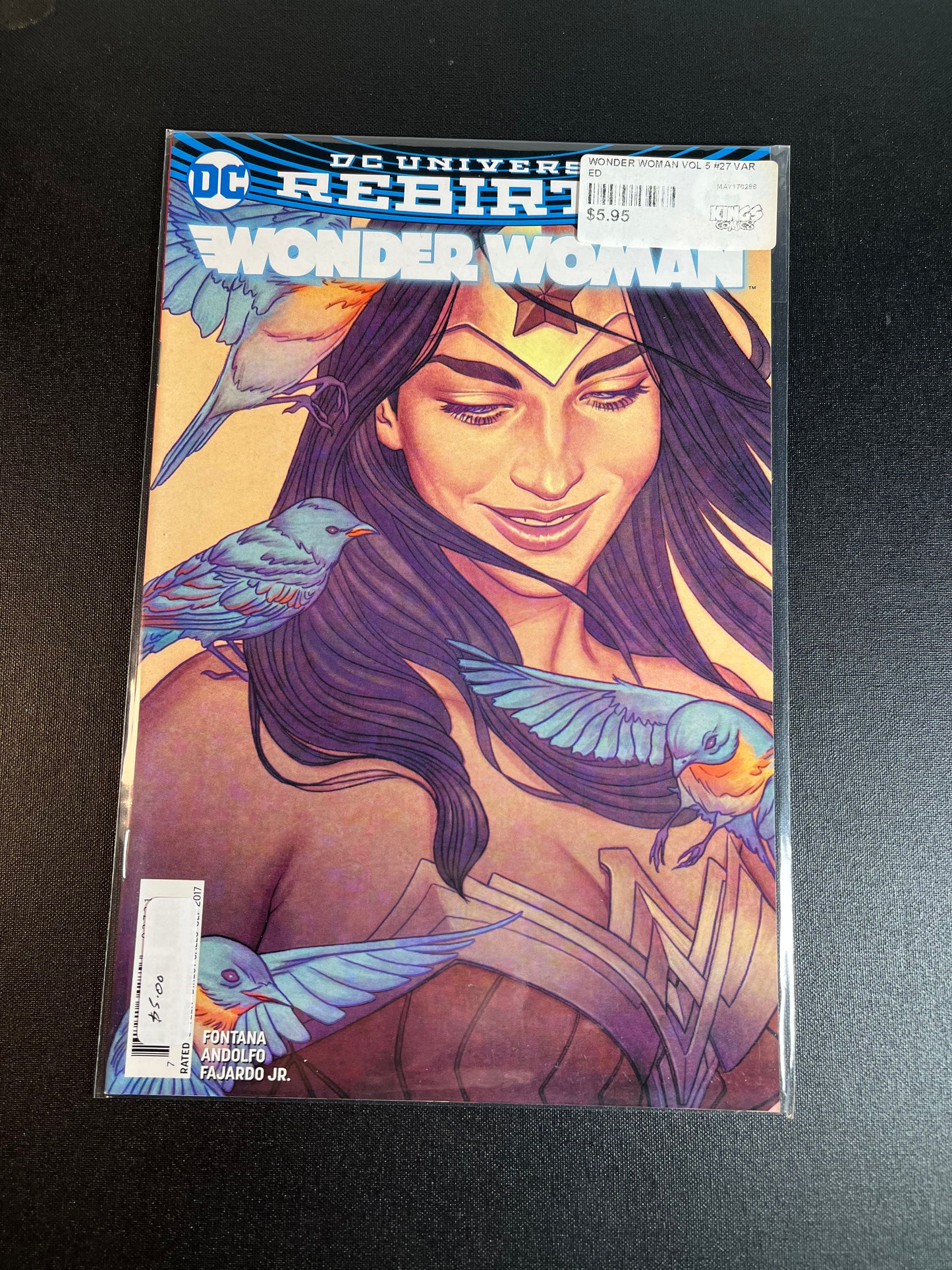 Wonder Woman #27 Variant Cover DC Universe Rebirth DC Comics 2017