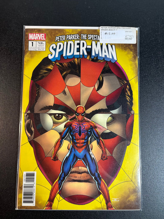 Peter Parker the Spectacular Spider-Man #1 Cassaday Variant Cover 2017 Series Marvel Comics