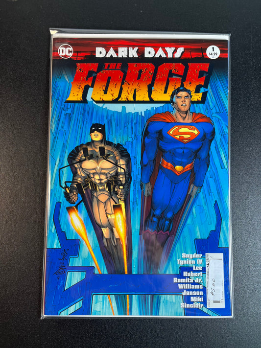 Dark Days The Forge #1 Superman Batman Cover Variant DC Comics 2017