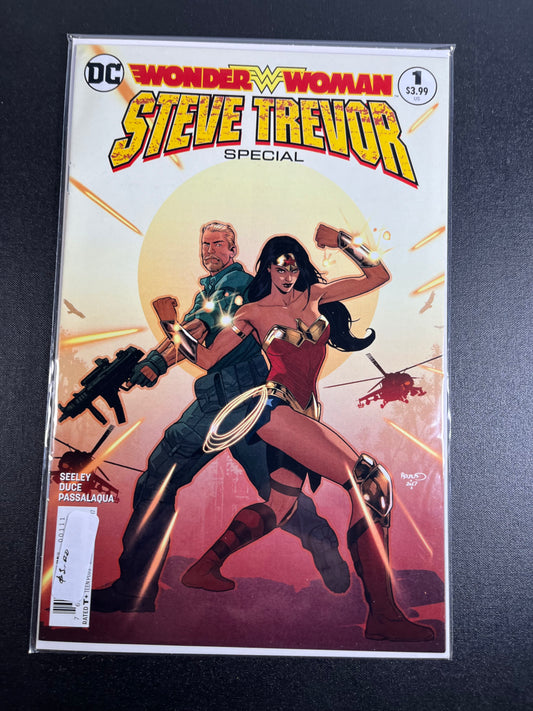 Wonder Woman: Steve Trevor Special #1 Vol 1 Variant Cover DC Comics 2017