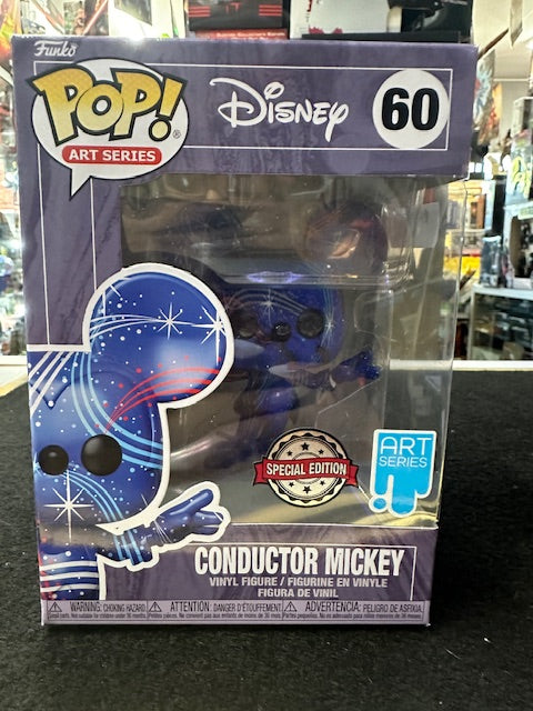 Funko Pop Artist Series Disney Treasures of The Vault - Conductor Mickey #60