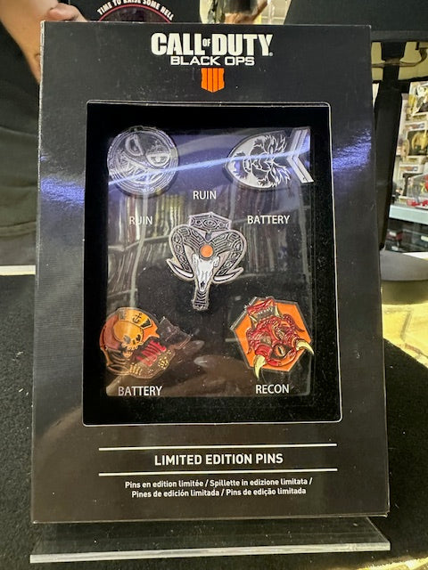 Call Of Duty Black Ops IIII 4 - Limited Edition Pins - Set of 5