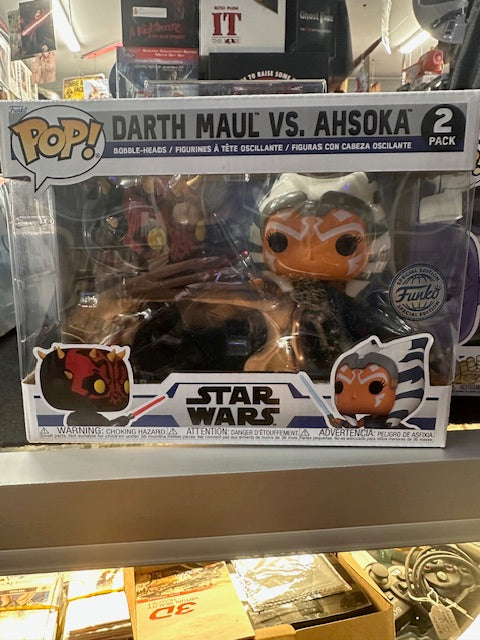 Star Wars Clone Wars Maul Vs Ahsoka 2 Pack Funko POP! Vinyl