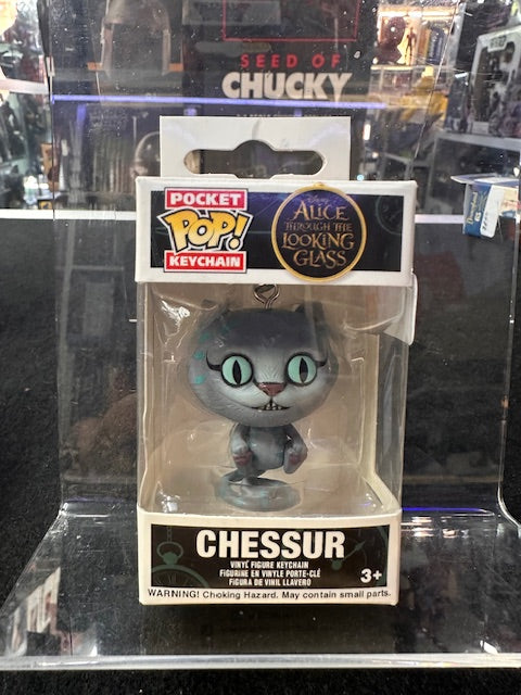 Funko POP Keychain: Alice: Through The Looking Glass Chessur Action Figure