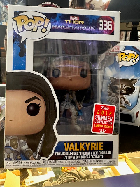 Funko Pop! Marvel #336 Thor Ragnarok Valkyrie (2018 Summer Convention Exclusive)