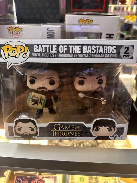 Funko Pop! Game of Thrones - Jon Snow & Ramsay Bolton, Battle of The Bastards 2 Pack Collectible Figure