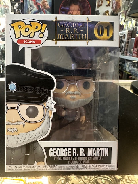 George R.R. Martin 01 ~ Icons ~ Funko Pop Vinyl