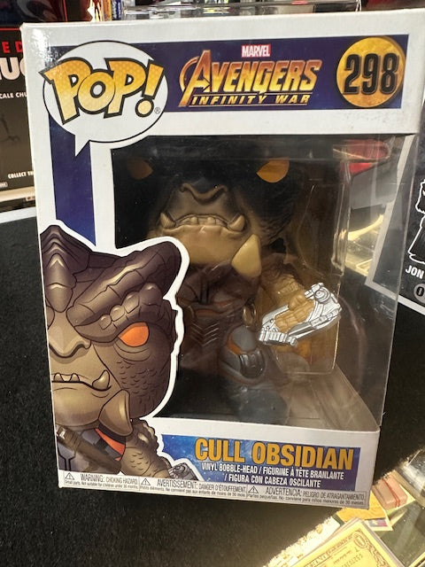 Funko POP! Marvel Avengers: Infinity War #298 Cull Obsidian (2018 Movie)