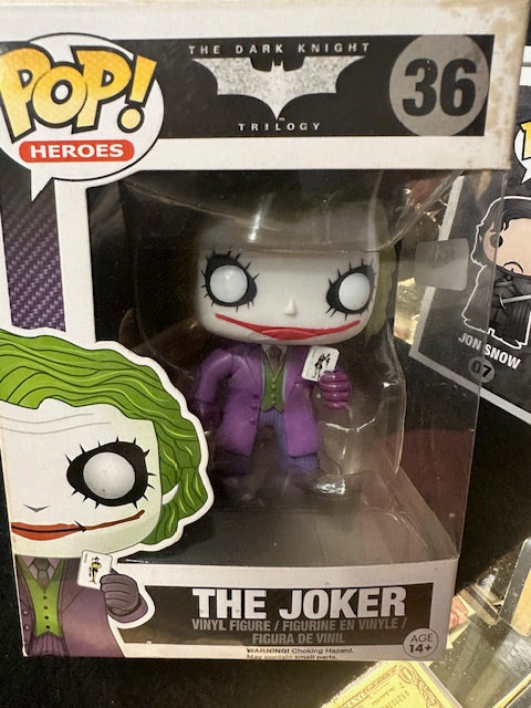 FUNKO Pop! Heroes The Dark Knight Trilogy The Joker Vinyl Figure 36