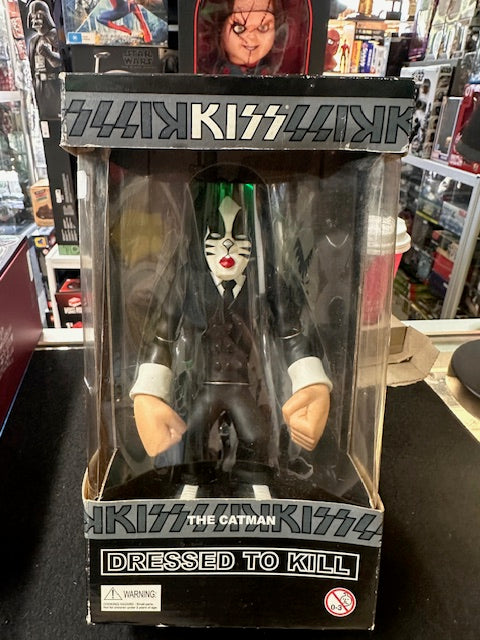 2003 Kiss The Catman Dressed To Kill Peter Criss 7 inch Limited Edition Action Figure