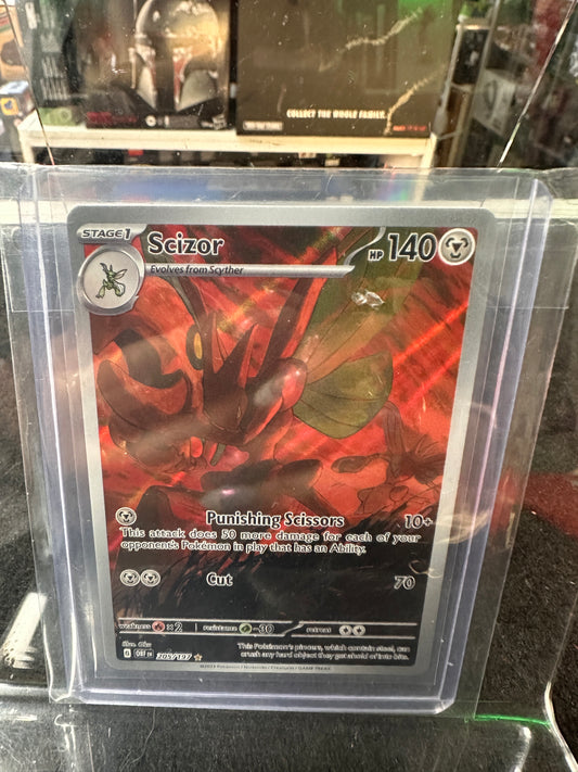 Scizor 205/197 - Illustration Rare Obsidian Flames Pokemon Card