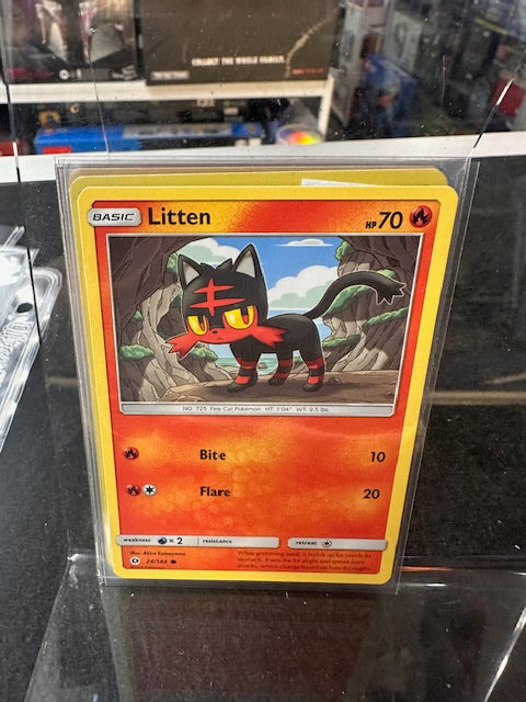 Pokémon TCG 2016 Sun & Moon Base Set Litten 24/149