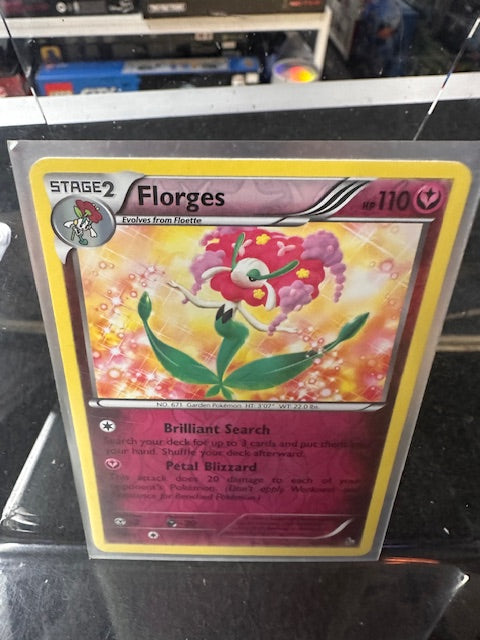 Pokemon Trading Card Holo Rare Florges 6/106