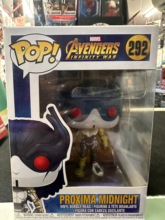 Pop Vinyl Disney Marvel Avengers Infinity War 292 MIB Proxima Midnight 2017