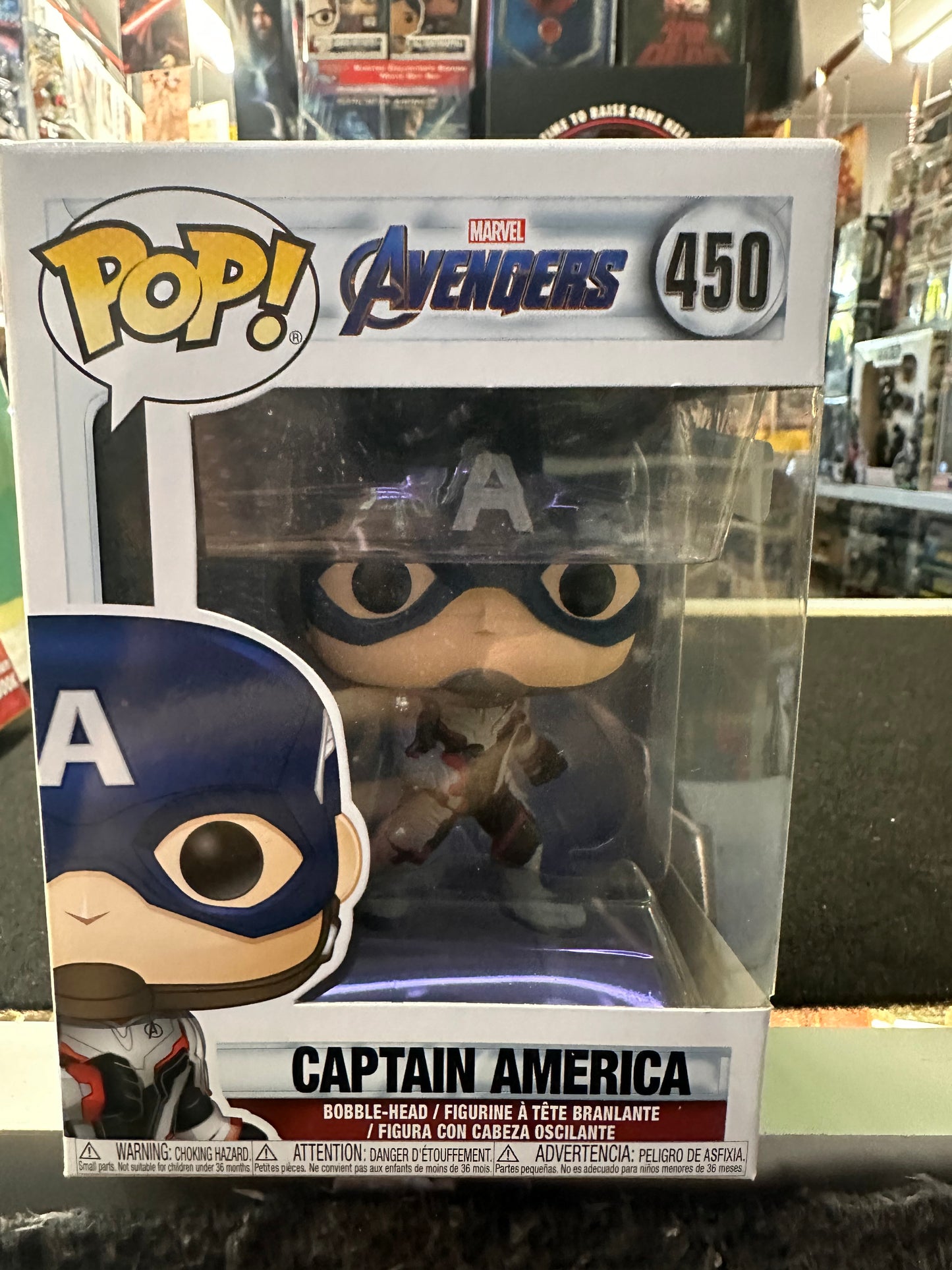 Marvel Funko Pop - Captain America - Avengers Endgame - No. 450