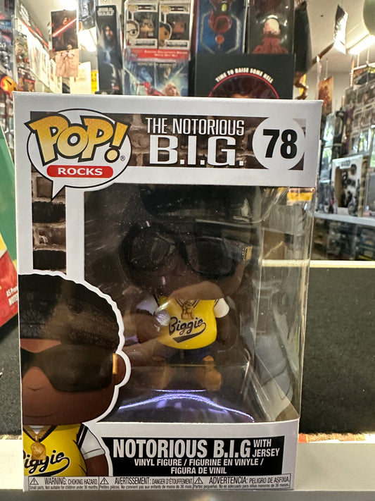 Funko Pop Notorious BIG with Jersey 78 Vinyl Figure