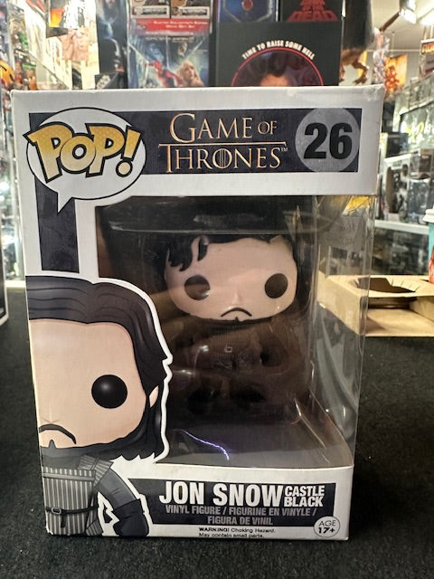 Funko Pop Jon Snow Castle Black # 26 Game of Thrones Vinyl Figure