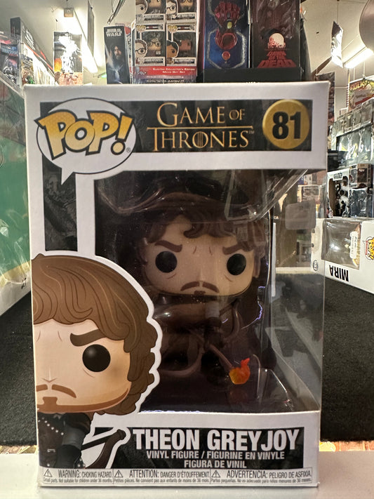 FUNKO POP GAME OF THRONES THEON GREY JOY #81