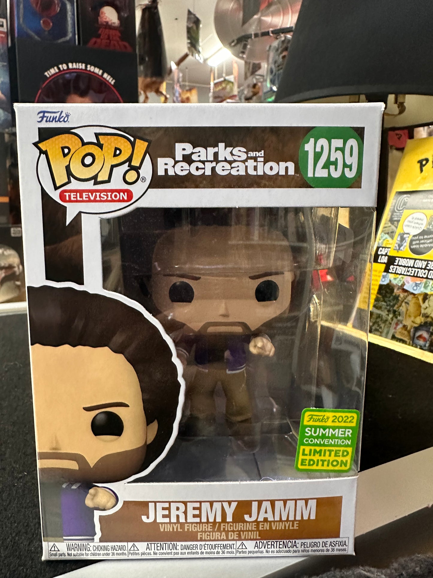 Funko POP! Television Parks And Recreation #1259 Jeremy Jamm - 2022 San Diego Co