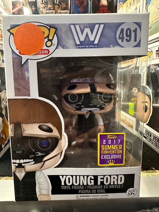 Funko Pop Young Ford Convention Exclusive 491 Westworld Vinyl Figure