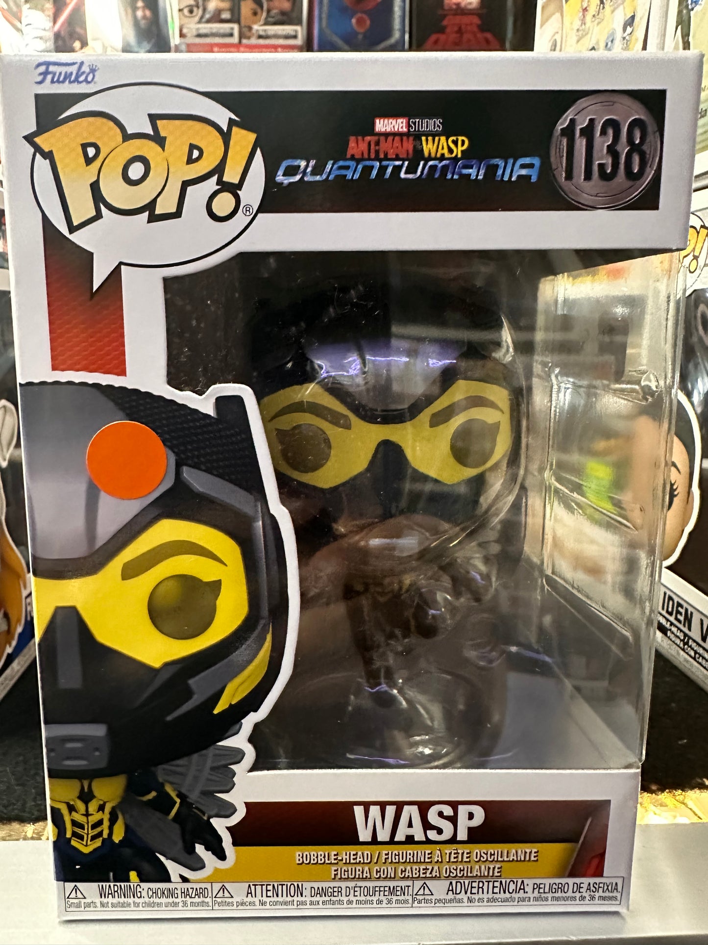 Marvel Funko Pop - Wasp - Ant-Man And The Wasp Quantumania - No. 1138