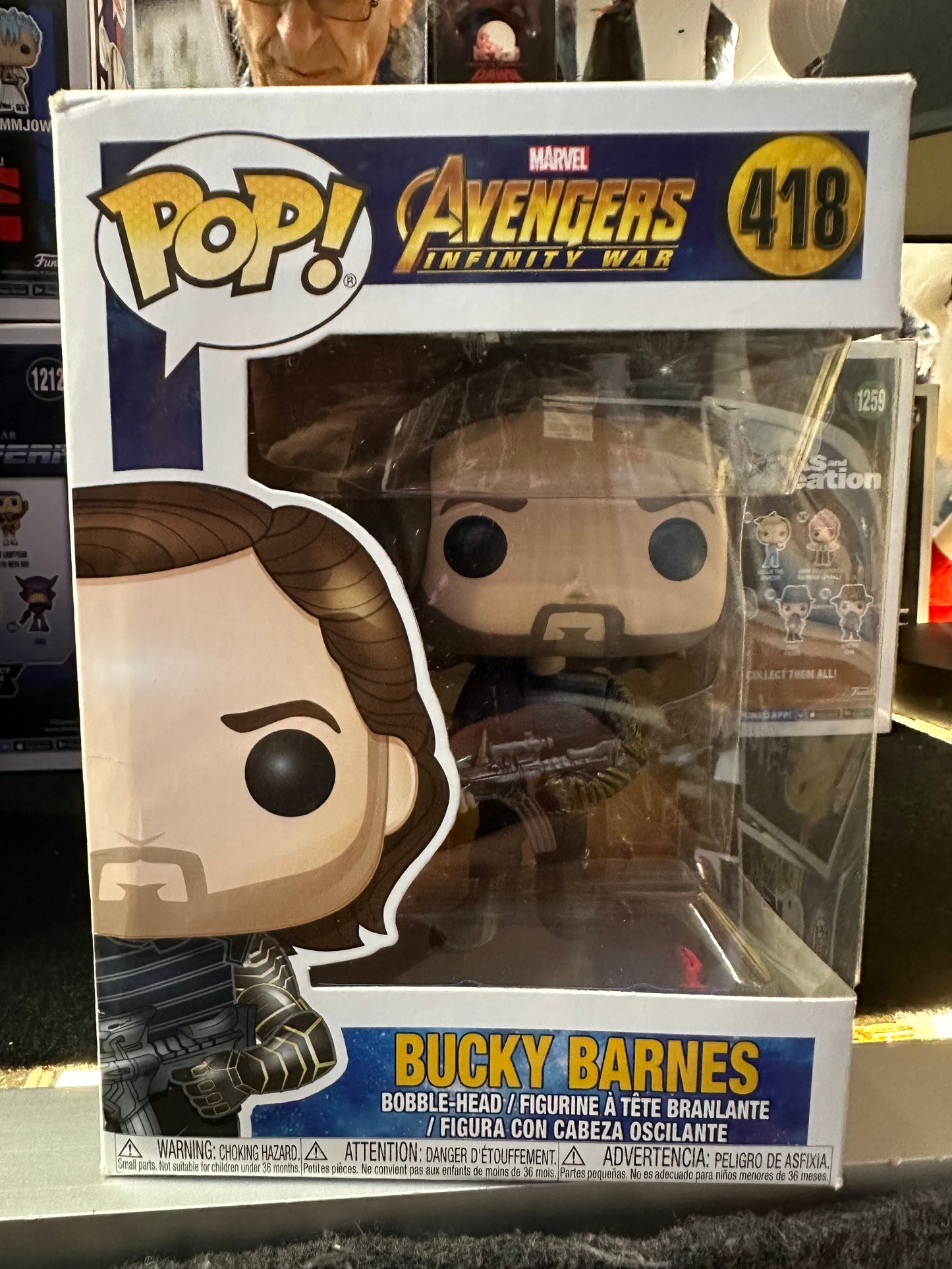 Funko Pop! Marvel: Avengers Infinity War Bucky Barnes #418 Vaulted Figure