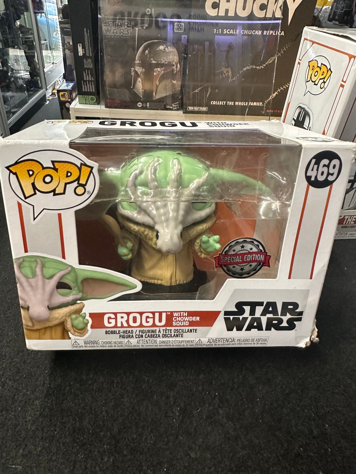 Grogu Chowder Squid SE 469 Star Wars FUNKO Pop Vinyl